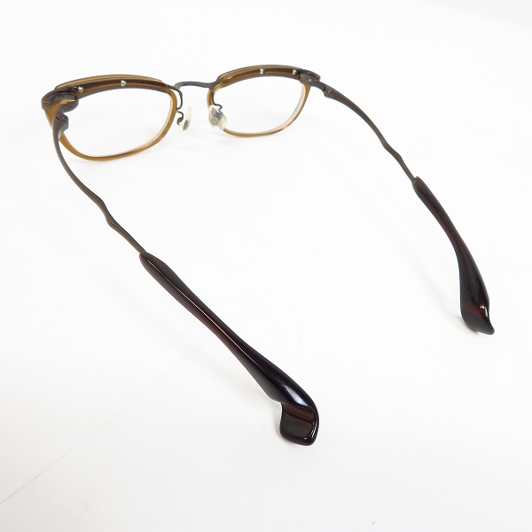 実際に弊社で買取させて頂いた999.9/フォーナインズ  度入り 眼鏡/メガネフレーム ヴィンテージモデル M-10の画像 1枚目