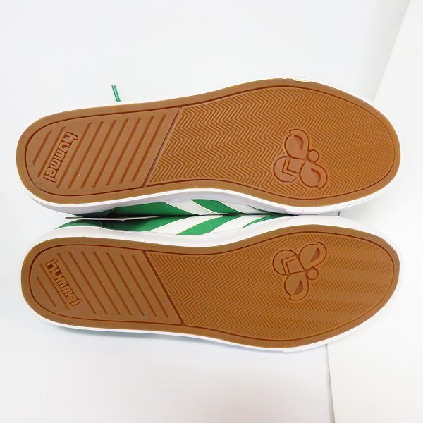実際に弊社で買取させて頂いた【未使用】hummel/ヒュンメル  SLIMMER STADIL LOW スニーカー fern green 63-383/25.5の画像 2枚目