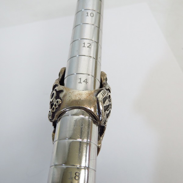 実際に弊社で買取させて頂いた【ギャラ付】CRAZY PIG/クレイジーピッグ SOB バイオメカニカル リング 15号の画像 5枚目