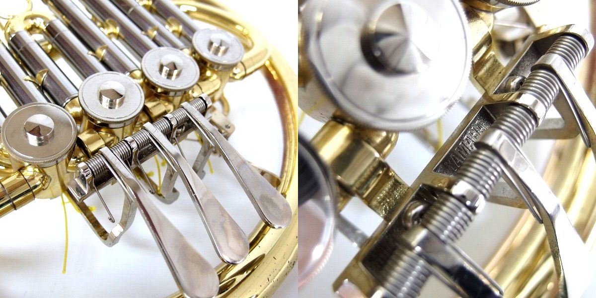 実際に弊社で買取させて頂いた★【ジャンク】YAMAHA/ヤマハ YHR321 フレンチホルン ハードケース付きの画像 7枚目