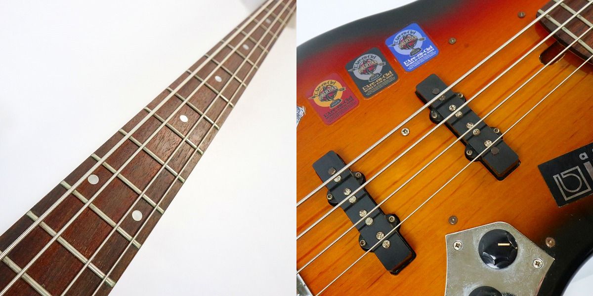 実際に弊社で買取させて頂いた★Brian by Bacchus/ブライアン ジャズベース タイプ エレキベースの画像 4枚目