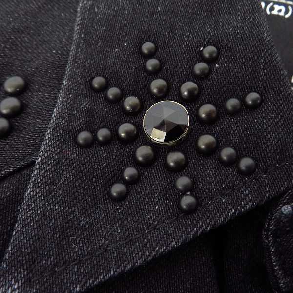 実際に弊社で買取させて頂いた 【未使用】NUMBER (N)INE/ナンバーナイン スタッズ デニムウエスタンシャツ S14-NNS002/4の画像 5枚目