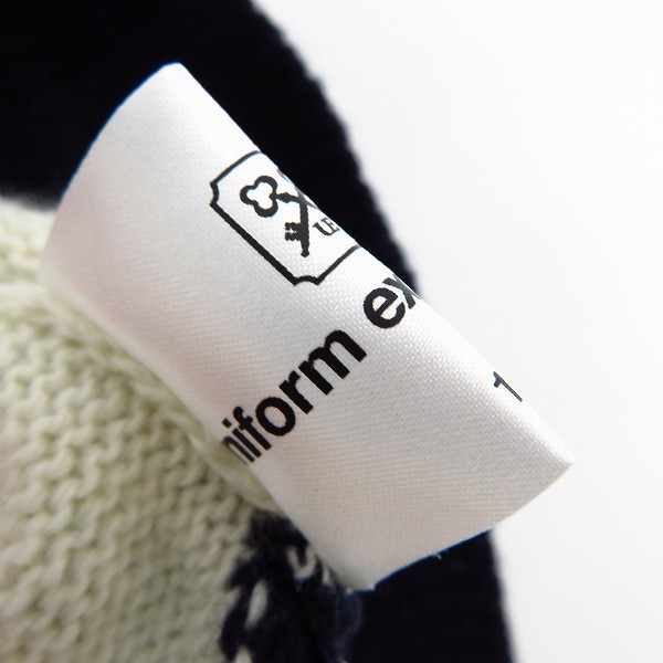 実際に弊社で買取させて頂いたuniform experiment/ユニフォームエクスペリメント ジオメトリック クルーネックニット の画像 2枚目