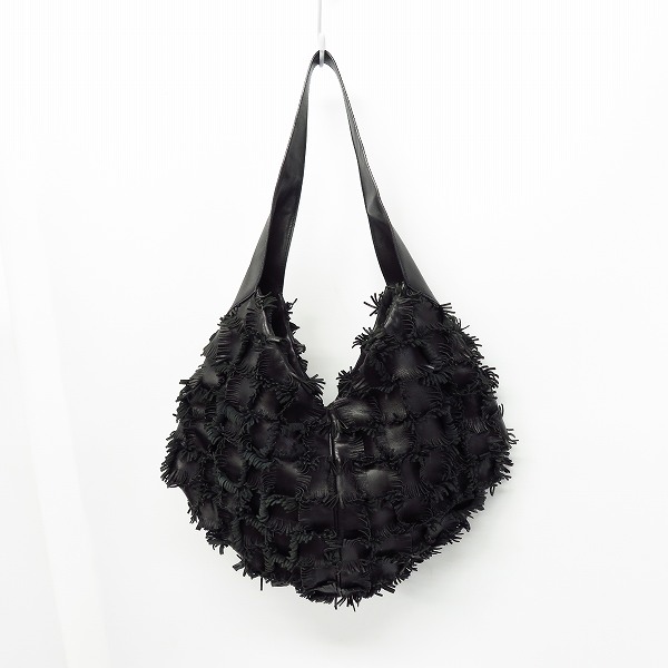 実際に弊社で買取させて頂いたLOEWE/ロエベ レザー ハンドバッグ ブラックの画像 1枚目