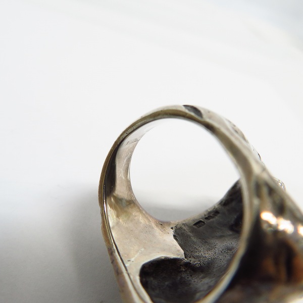 実際に弊社で買取させて頂いた【ギャラ付】CRAZY PIG/クレイジーピッグ ライノセラスリング 18号の画像 4枚目