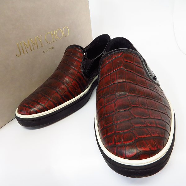 実際に弊社で買取させて頂いたJIMMY CHOO/ジミーチュウ スリッポン/スニーカー 143 GROVE/41.5