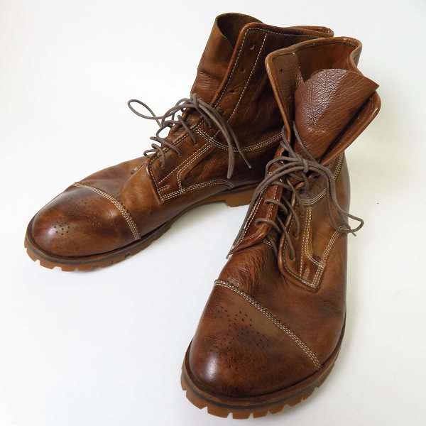 実際に弊社で買取させて頂いたMIHARA YASUHIRO/ミハラヤスヒロ ストレートチップ レースアップブーツ