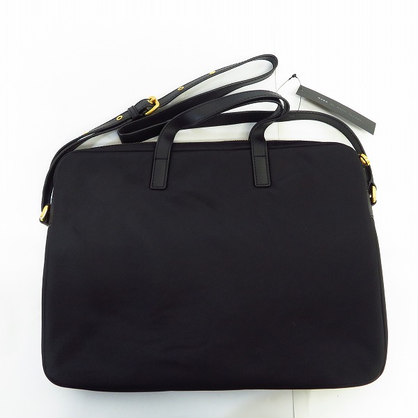 実際に弊社で買取させて頂いた【未使用】MARC BY MARC JACOBS/マークバイマークジェイコブス 2WAY PCケース/ブリーフケース 黒 M0001304の画像 1枚目