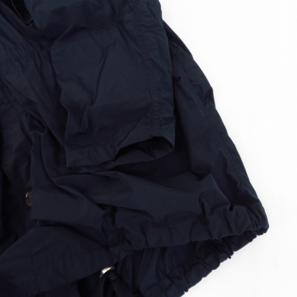 実際に弊社で買取させて頂いたMARNI/マルニ イタリア製 フーデッドコート ネイビー/44の画像 9枚目