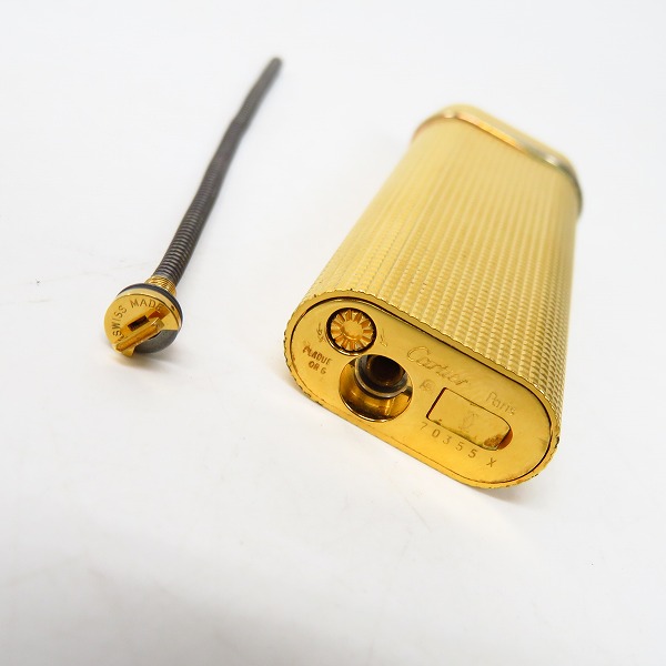 実際に弊社で買取させて頂いたCartier/カルティエ オーバル ガスライター ゴールドの画像 2枚目