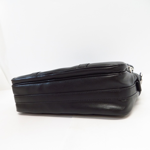 コムデギャルソン　バンブーハンドル 黒 合成皮革 バッグ 専用 コムデギャルソン バンブー ハンドル レザー バッグ