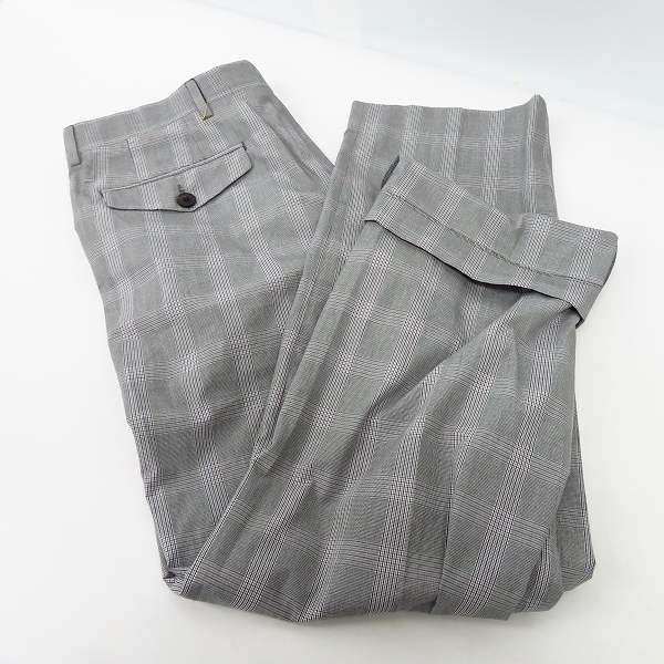 実際に弊社で買取させて頂いたDRIES VAN NOTEN/ドリスヴァンノッテン PECAN 9168 チェックパンツ/48の画像 4枚目