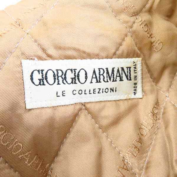 実際に弊社で買取させて頂いたGIORGIO ARMANI/ジョルジオアルマーニ コート アイボリー系/44の画像 2枚目