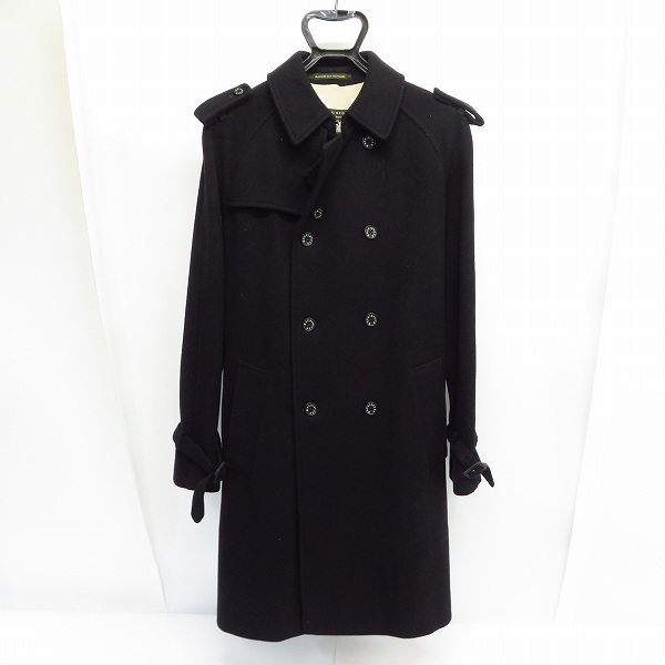 実際に弊社で買取させて頂いたMACKINTOSH/マッキントッシュ  ロングPコート ブラック size：40