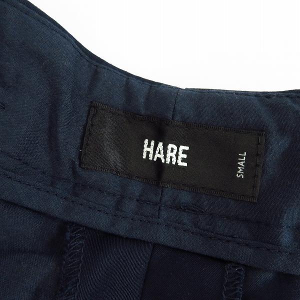 実際に弊社で買取させて頂いたHARE/ハレ レーヨン混 ワイドスラックスパンツ ネイビー/Sの画像 3枚目