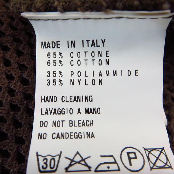 実際に弊社で買取させて頂いたDIRK BIKKEMBERGS/ダークビッケンバーグ パッチワーク メッシュ 半袖カットソー size：M の画像 6枚目