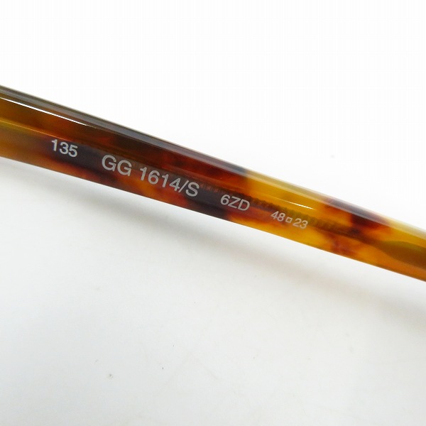 実際に弊社で買取させて頂いたGUCCI/グッチ Christian Dior/クリスチャンディオール サングラス/アイウェア/メガネフレーム gg-1614/s cd-7524j 2点セットの画像 4枚目