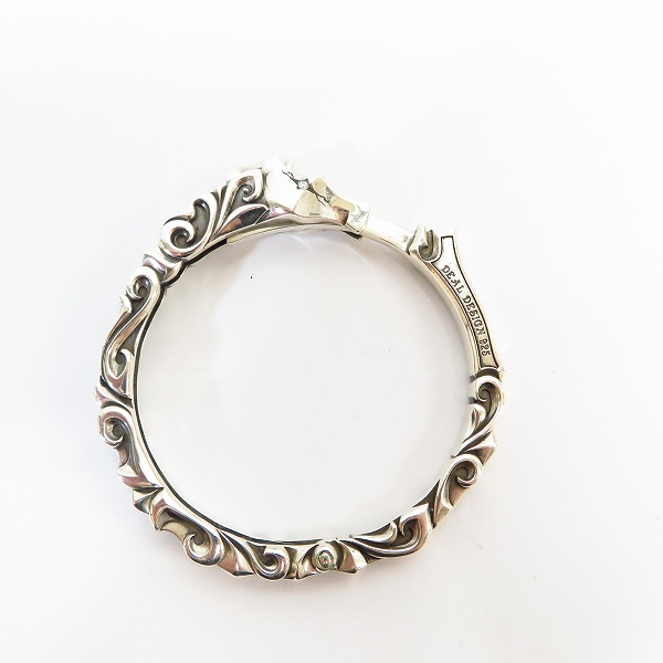 実際に弊社で買取させて頂いたDEAL DESIGN/ディールデザイン 2016collection SV925 ソリッドホースカフバングル 391470の画像 2枚目