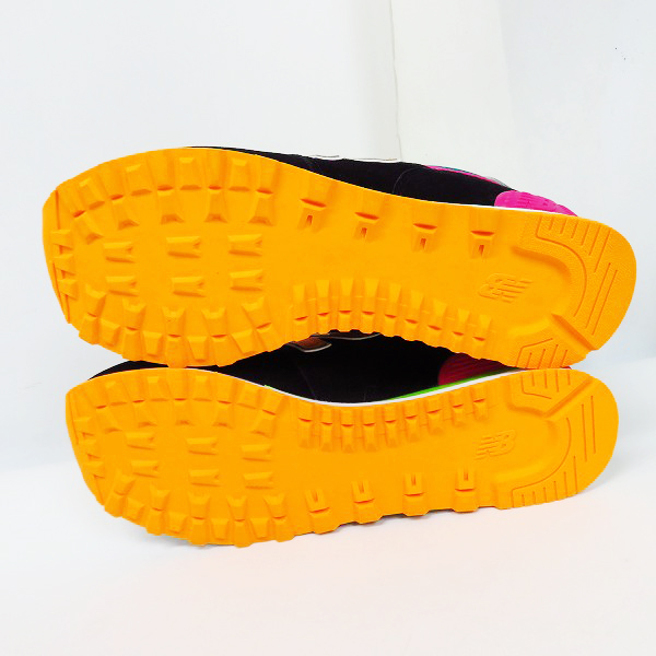 実際に弊社で買取させて頂いた【未使用】NEW BALANCE/ニューバランス atomos/アトモス 別注 マルチカラー スニーカー ML574MA2/29の画像 2枚目