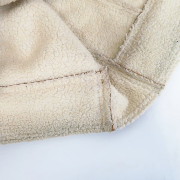 実際に弊社で買取させて頂いたHYDROGEN/ハイドロゲン B-3 ムートン フライトジャケット Sの画像 6枚目