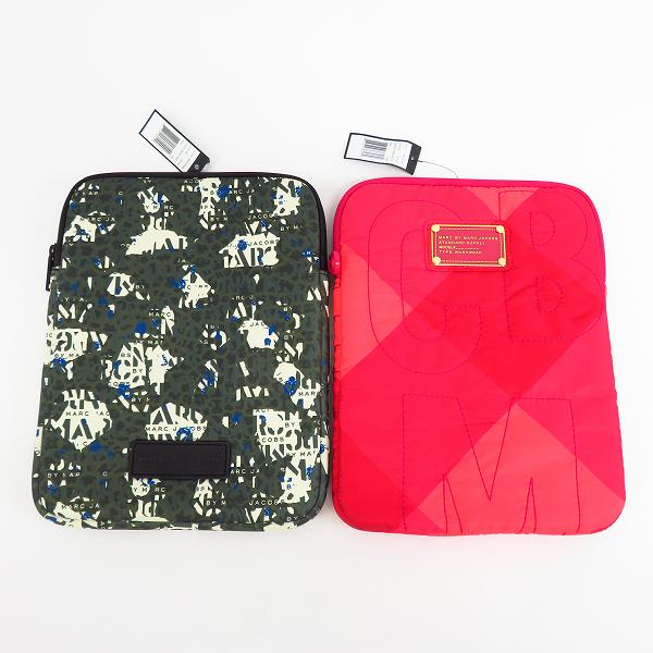 実際に弊社で買取させて頂いた【未使用】MARC BY MARC JACOBS/マークバイマークジェイコブス PC タブレットケース/クラッチバッグ M0001054 他 2点セット