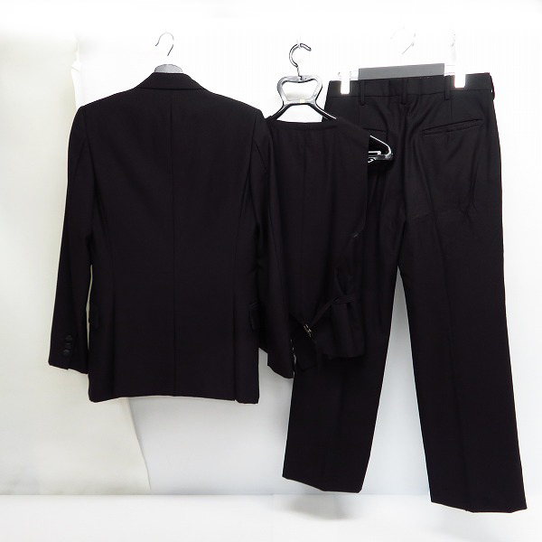 実際に弊社で買取させて頂いたBACKBONE THE CLASSIC/バックボーン 11ss テーラード スーツ 3ピースセットアップ/Sの画像 1枚目