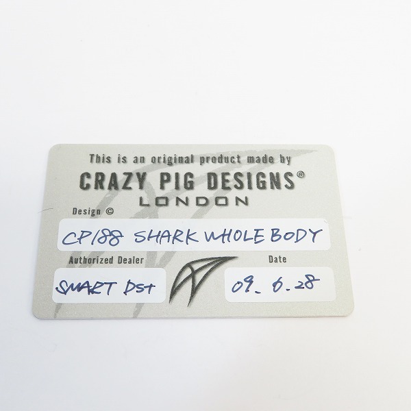 実際に弊社で買取させて頂いた【ギャラ付】CRAZY PIG/クレイジーピッグ シャーク ホール ボディ リング  19号の画像 6枚目