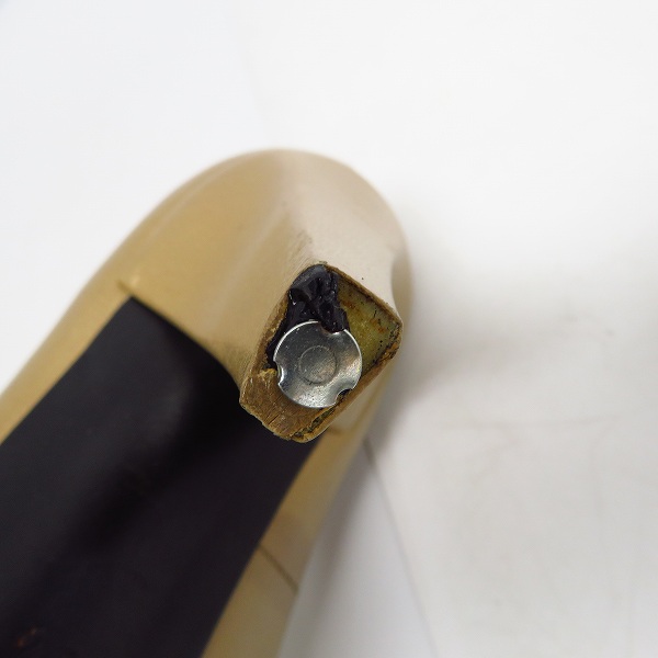 実際に弊社で買取させて頂いた【難有り】Christian Dior/クリスチャンディオール レザー ピンヒールシューズ 5.5の画像 9枚目