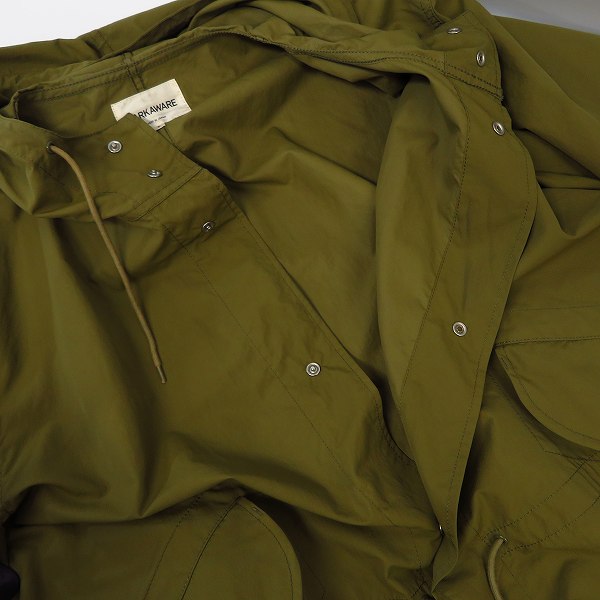 実際に弊社で買取させて頂いたMARKA WARE/マーカウェア ナイロン フーデッドコート/1 の画像 3枚目