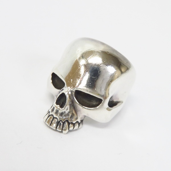 実際に弊社で買取させて頂いたCRAZY PIG/クレイジーピッグ LARGE EVIL SKULL/ラージ エビル スカルリング ＃27/15号