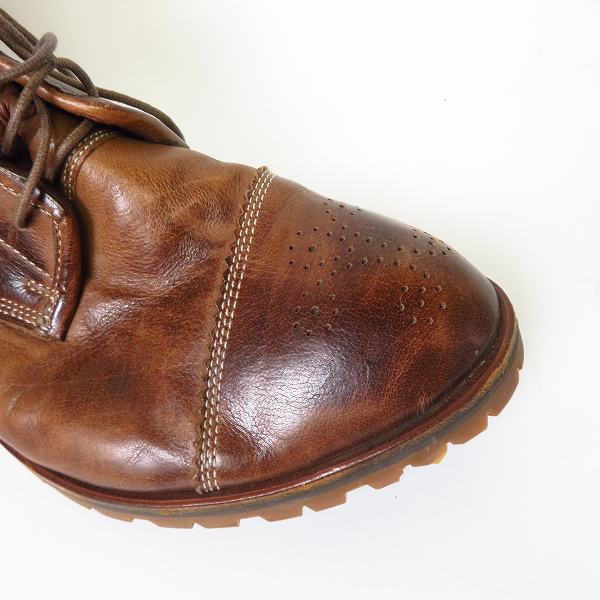 実際に弊社で買取させて頂いたMIHARA YASUHIRO/ミハラヤスヒロ ストレートチップ レースアップブーツの画像 6枚目