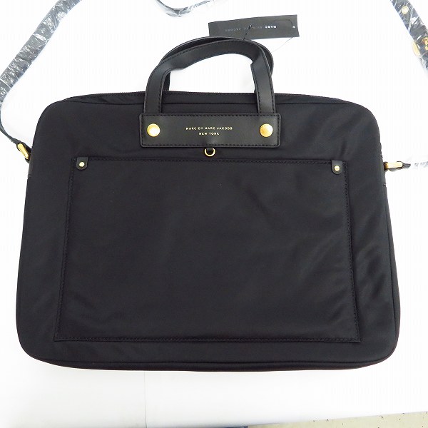 実際に弊社で買取させて頂いた【未使用】MARC BY MARC JACOBS/マークバイマークジェイコブス 2WAY PCケース/ブリーフケース ブラック M0001304