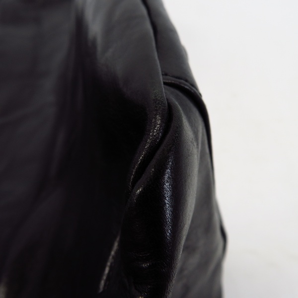 実際に弊社で買取させて頂いたDaniel&Bob/ダニエル&ボブ 2WAY レザートートバッグ ブラックの画像 5枚目