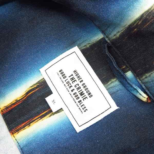 実際に弊社で買取させて頂いたTHE CRIMIE/クライミー サンセット フォト ボーダー アロハ S/S オープンカラーシャツ/XLの画像 2枚目