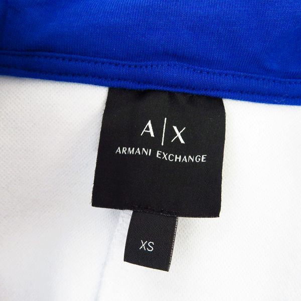 実際に弊社で買取させて頂いたARMANI EXCHANGE/アルマーニエクスチェンジ 2トーン ハーフジップ プルオーバー パーカー/フーディー 3GZMAA ZJBFZ/XSの画像 2枚目
