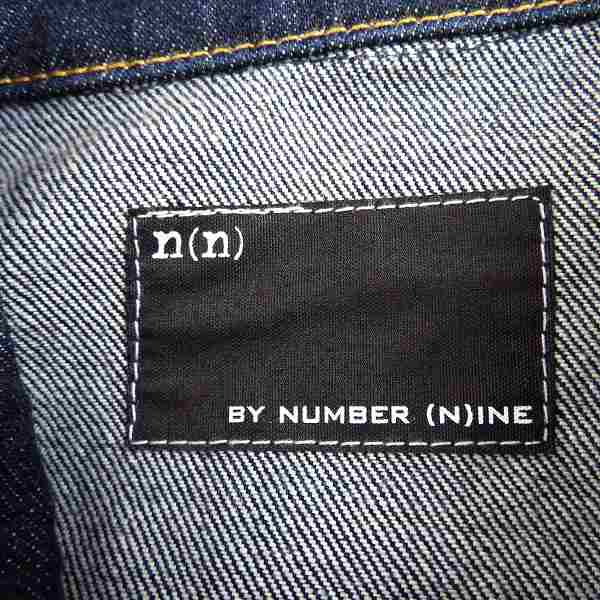 実際に弊社で買取させて頂いたn(n) BY NUMBER (N)INE/ナンバーナイン ジップ デニム ジャケット/Gジャン/3の画像 2枚目