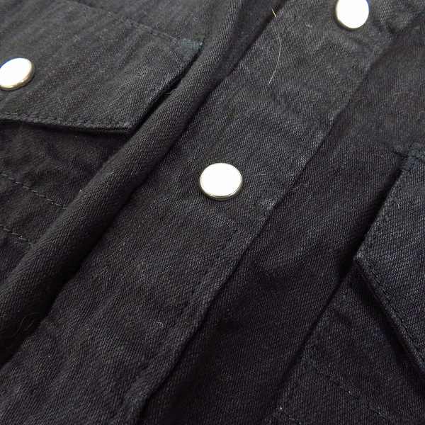 実際に弊社で買取させて頂いたNUMBER (N)INE/ナンバーナイン スタッズ 黒 ウエスタンシャツ/3の画像 6枚目