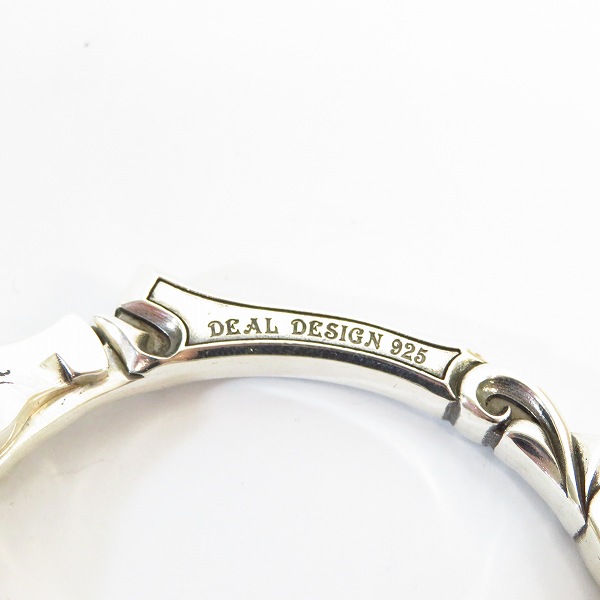 実際に弊社で買取させて頂いたDEAL DESIGN/ディールデザイン 2016collection SV925 ソリッドホースカフバングル 391470の画像 7枚目