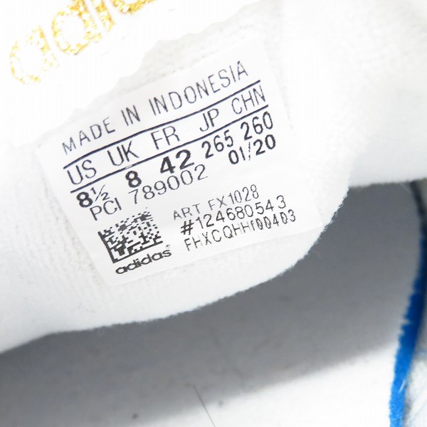 実際に弊社で買取させて頂いたadidas Originals/アディダスオリジナルス URBAN RESEARCH 別注 コンチネンタル スニーカー FX1028/26.5の画像 5枚目