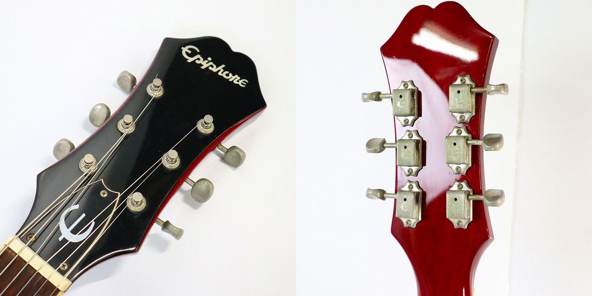 実際に弊社で買取させて頂いた★Epiphone/エピフォン CASINO CH カジノ フルアコギター エレキギター 動作確認済みの画像 3枚目