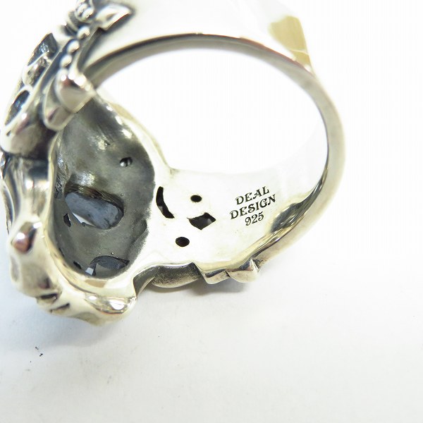 実際に弊社で買取させて頂いたDEAL DESIGN/ディールデザイン ハッピーデッドスカル リング/27.5号の画像 6枚目
