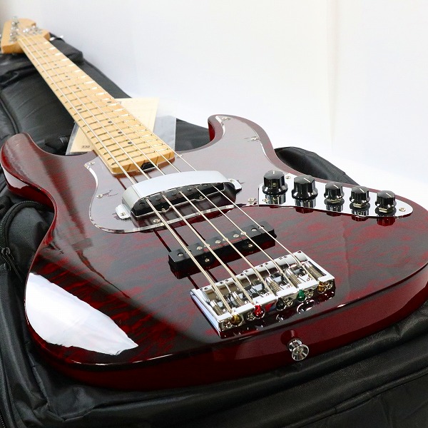 実際に弊社で買取させて頂いた★ESP/イーエスピー AMAZE CTM-SL5 アクティブ 5弦 エレキベース スーパーロングスケール ギグケース付き