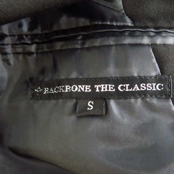 実際に弊社で買取させて頂いたBACKBONE THE CLASSIC/バックボーン 11ss テーラード スーツ 3ピースセットアップ/Sの画像 2枚目
