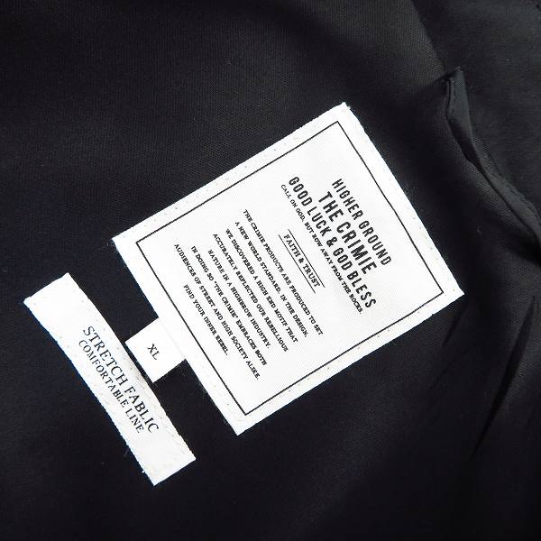 実際に弊社で買取させて頂いたTHE CRIMIE/クライミー NEIL STRETCH JACKET ストレッチジャケット/XLの画像 2枚目