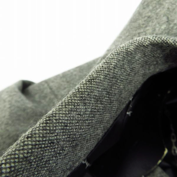 実際に弊社で買取させて頂いたBACKBONE THE CLASSIC/バックボーン 09FW ウールテーラードジャケット/ジレ 2ピース グレー/Sの画像 6枚目