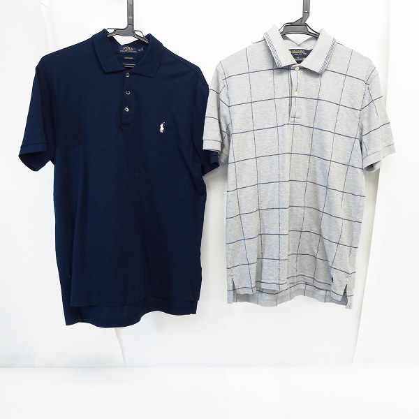実際に弊社で買取させて頂いたPOLO RALPH LAUREN/ポロ ラルフローレン Brooks brothers/ブルックスブラザーズ ロゴ刺繍 ポロシャツ M/2点セット