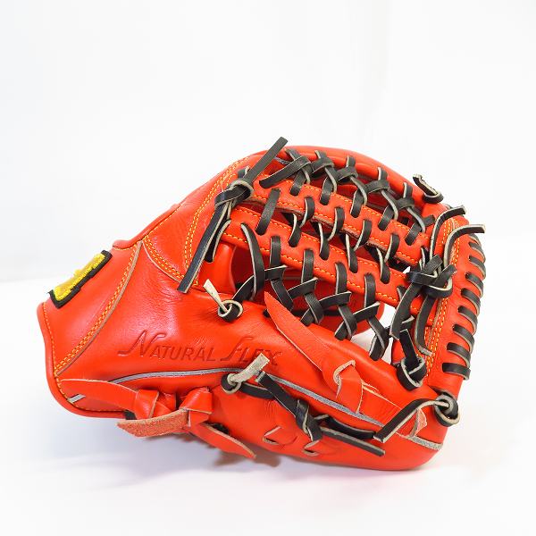 実際に弊社で買取させて頂いたHi-GOLD/ハイゴールド 軟式用グラブ/グローブ 己極シリーズ 三塁手/オールポジション用 OKG-6125の画像 2枚目