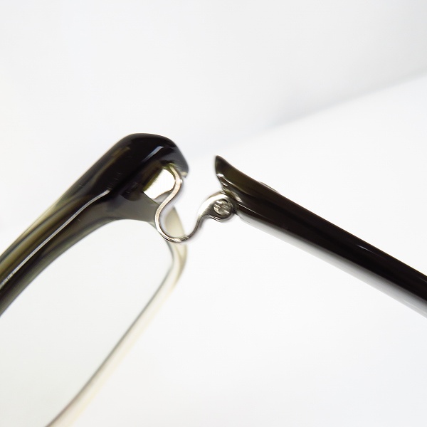 実際に弊社で買取させて頂いた999.9/フォーナインズ 度入り NP-62 メガネフレーム ウェリントンの画像 6枚目