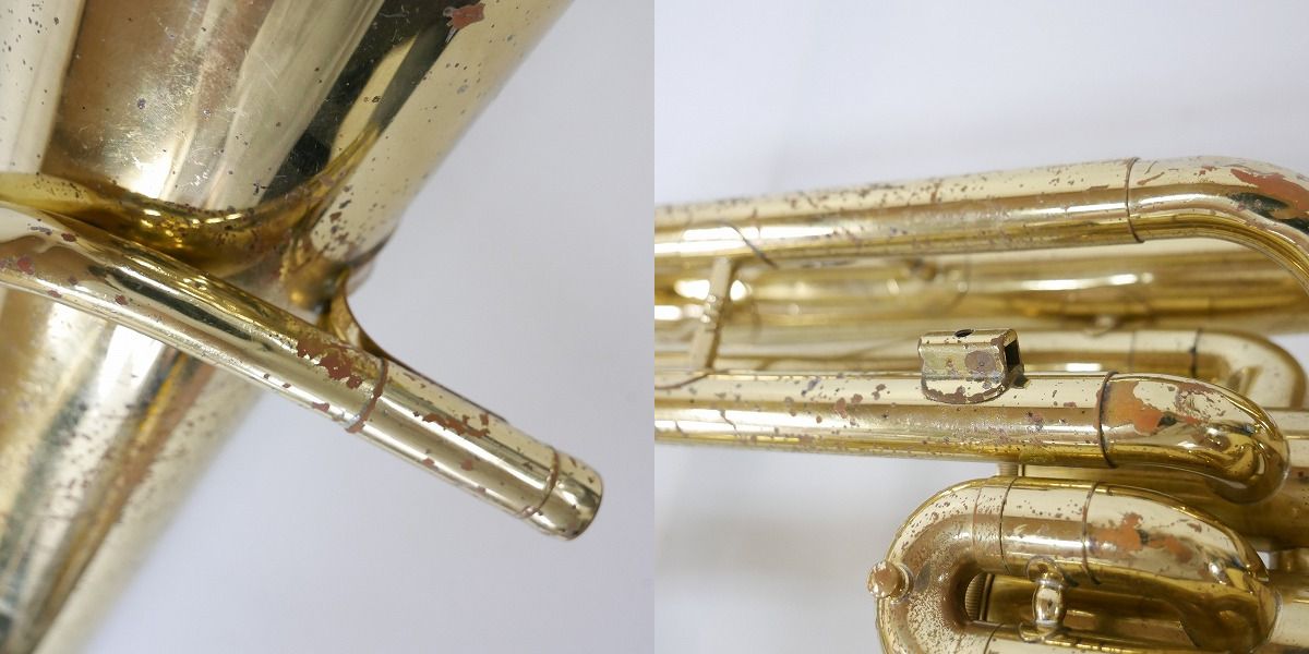 実際に弊社で買取させて頂いた★YAMAHA/ヤマハ YEP-201 ユーフォニアム ハードケース付きの画像 8枚目