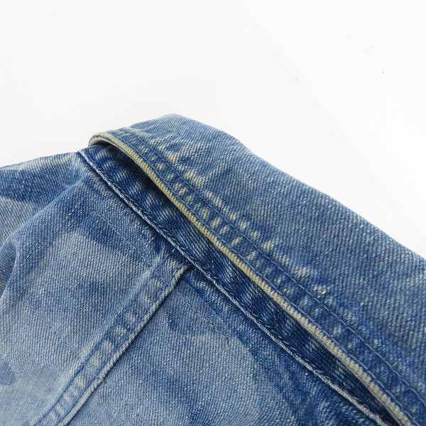 実際に弊社で買取させて頂いたMARBLES/マーブルズ 迷彩/スター柄 デニムジャケットの画像 4枚目